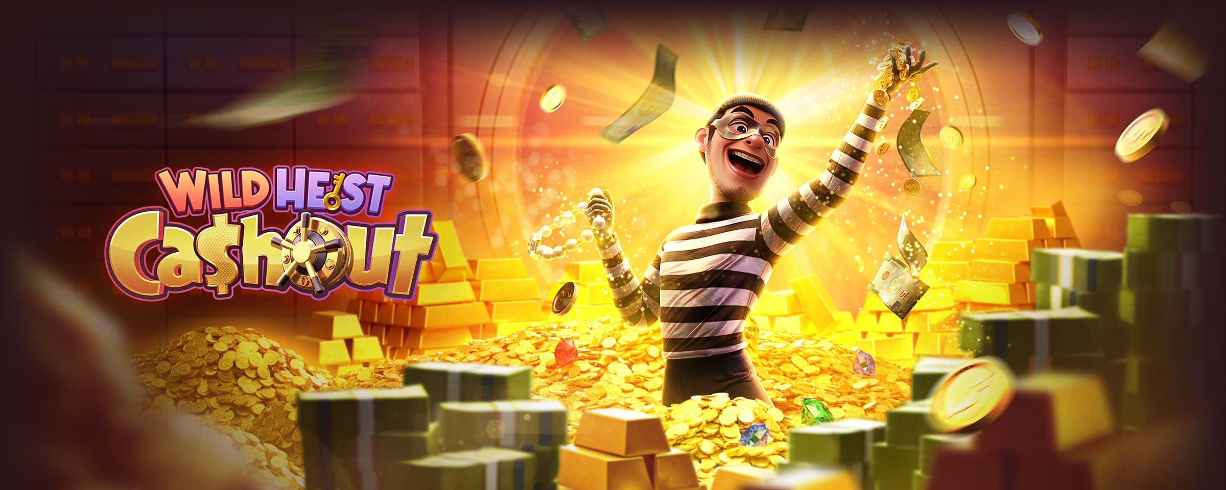 Wild Heist Cashout, PG Slots, caça-níqueis online, roubo de prêmios, cassino online